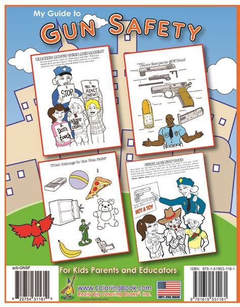 Free printable gun safety poster 4 universal safety rules i care about gun safety and do all possible to make our community safer. Coloring Books | My Guide to Gun Safety - Comic Coloring ...