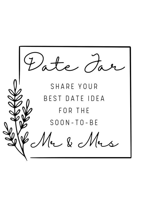 Date Jar Sign Free Printable Printable Word Searches