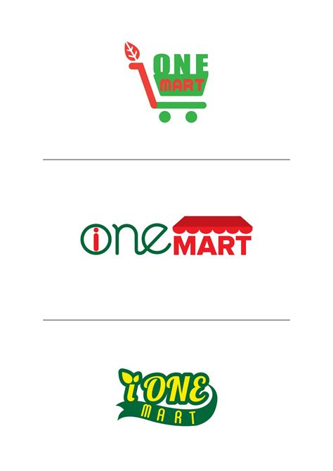 Check Out My Behance Project “logo I One Mart Supermarket”