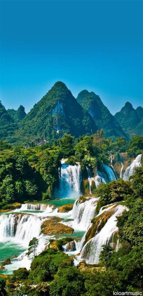 Detian Waterfall Guangxi China Beautiful Waterfalls Waterfall