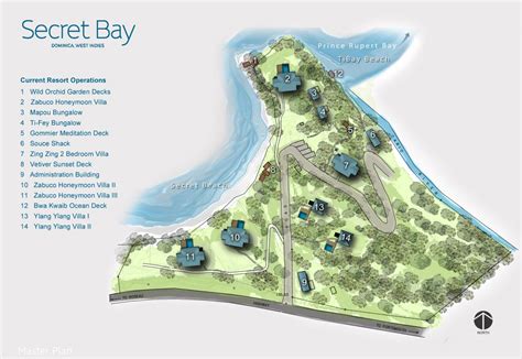 Secret Bay Resport Map March 2016 Secret Bay