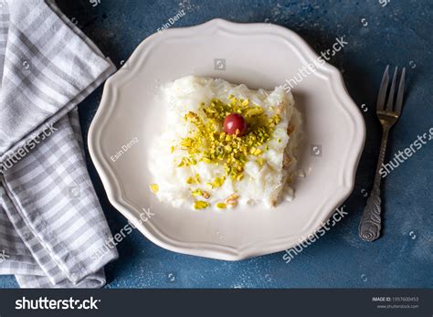 Turkish Traditional Ramadan Dessert Gullac Stock Photo