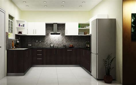 Latest modular kitchens are efficient because one can install it as per the plan, design, and need. Robin Subtle U-Shaped Kitchen | Subtle elegance speaks for ...