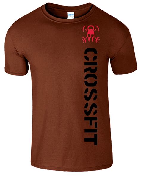 Gym Crossfit New Mens T Shirt Wod Functional Training Sport Workout Top