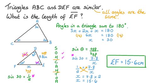 Question Video: Finding the Unknown Lengths in a Triangle given the Other Sides' Lengths in a ...