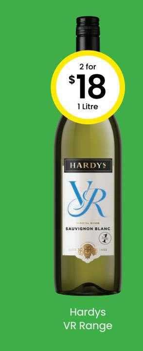 Hardys Vr Range Offer At The Bottle O