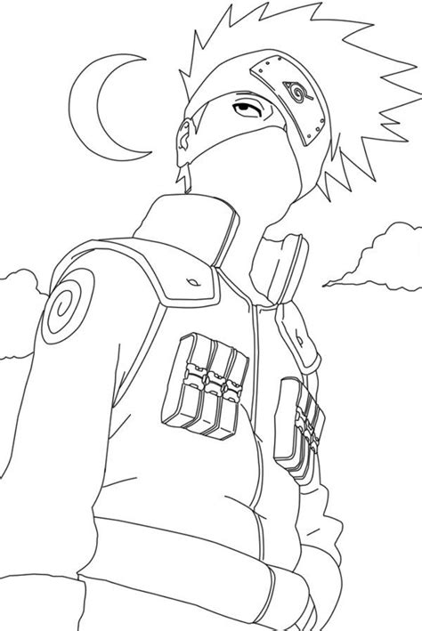 25 Best Images About Naruto Coloring Pages On Pinterest