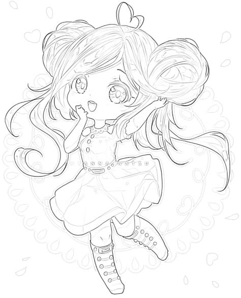Anime Chibi Coloring Page Coloring Home