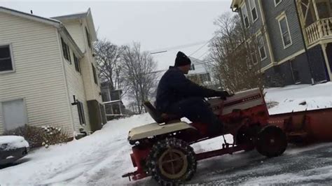 Gravely Snow Plowing February 2016 817 And 8163b Youtube