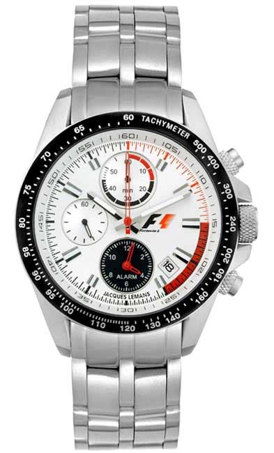 Jacques Lemans F1 Mens Chronograph Watch Free Shipping Today