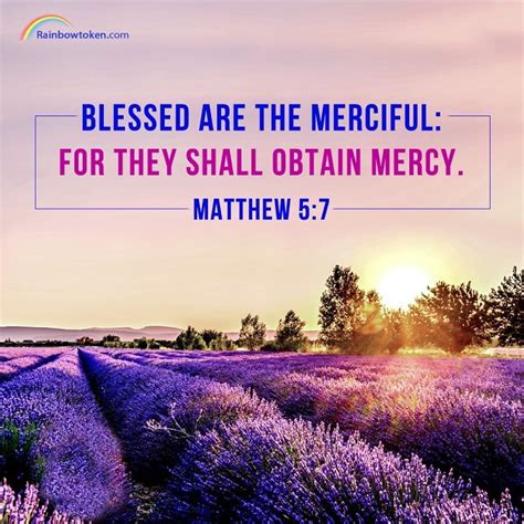 Matthew 57 Blessed Are The Merciful Bible Quote