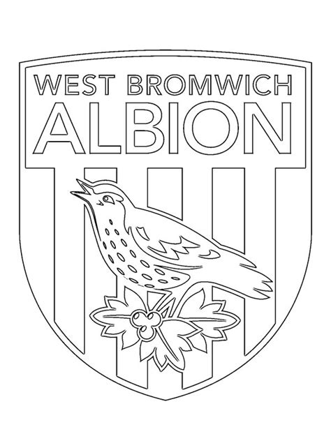 Dibujos Para Colorear West Bromwich Albion Football Club Dibujosparaimprimir Es