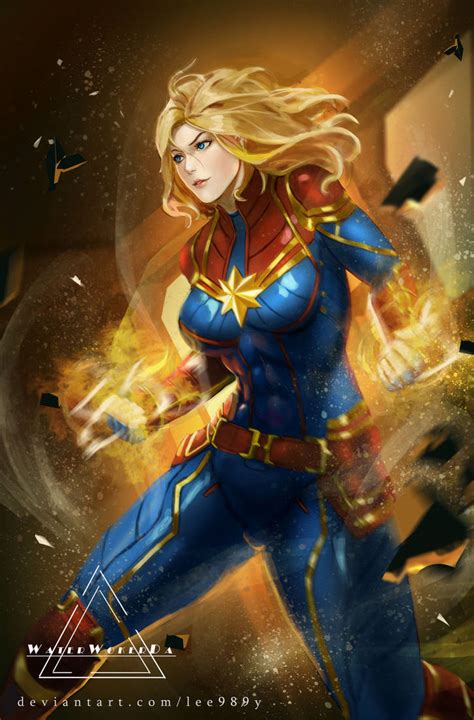 Captain Marvel By Lee989y On Deviantart
