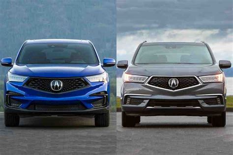 2019 Acura Rdx Vs 2019 Acura Mdx Whats The Difference Autotrader