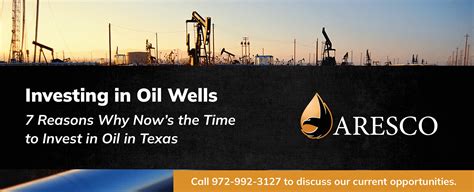 Investing In Oil Wells With Texas Based Aresco Lp Partners