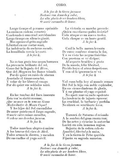 Ernesto Linares Mascaro La Estrofa Del Largo Tiempo Es Anterior Al