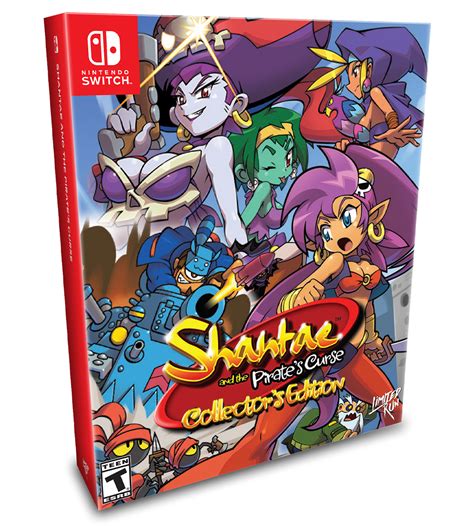 Switch Limited Run 21 Shantae And The Pirates Curse Collectors Edi Limited Run Games