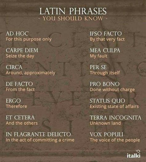 Pin By Kathy Mix On Words Letters And Symbols Latin Phrases Latin