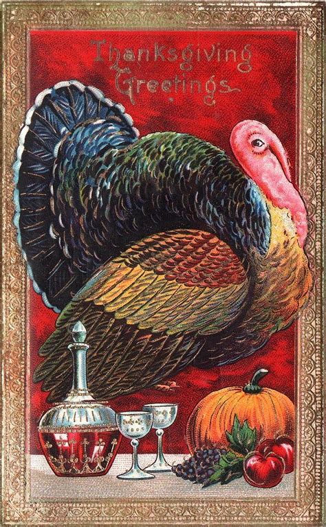 Thanksgiving Greetings Vintage Thanksgiving Cards Thanksgiving