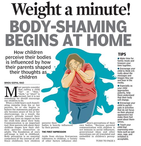 The Parental Role In Body Shaming