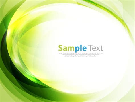 Green Abstract Art Background Vector Illustration Free Vector