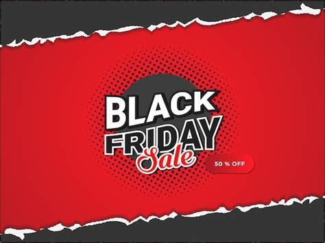 Premium Vector Black Friday Sale Banner Layout Design