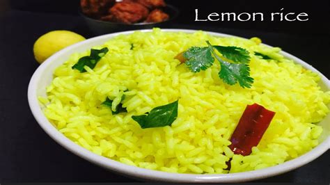 Recipe 17 Lemon Rice Easy Lemon Sadam Yellow Rice Tamil Recipes