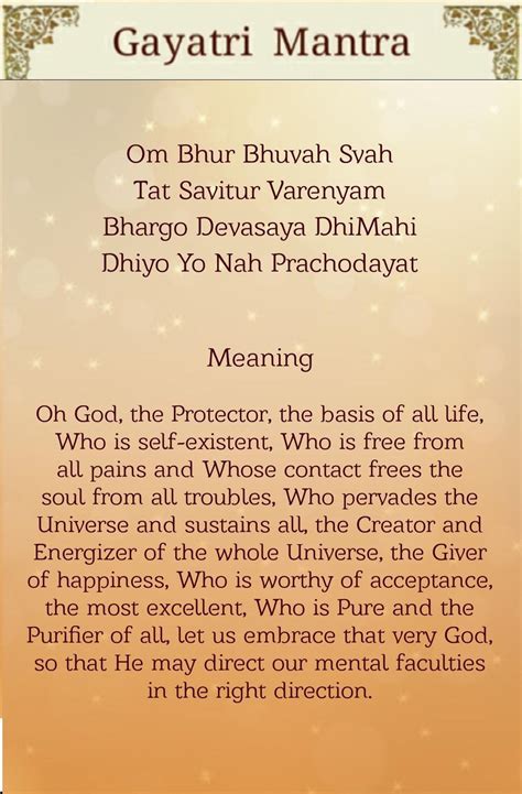 Gayatri Mantra Full Lyrics Meaning And Translation Sanskrit To My XXX