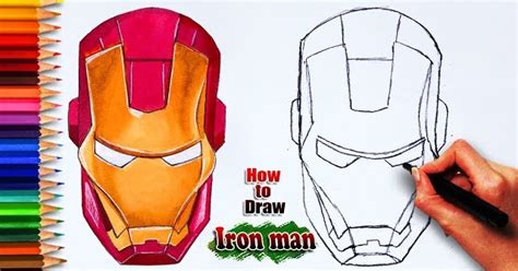 Maybe you would like to learn more about one of these? How to Draw Iron man | Iron man head/helmet drawing | Easy ...