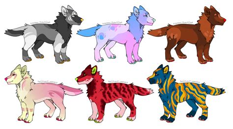Cheap Wolf Adopts 3 Open By Bioleviathan7753 On Deviantart