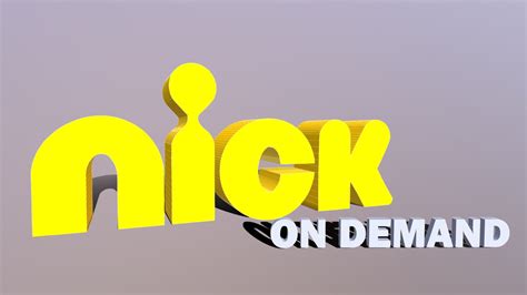 Nick On Demand Logo Download Free 3d Model By Thecupheadpro D401b87