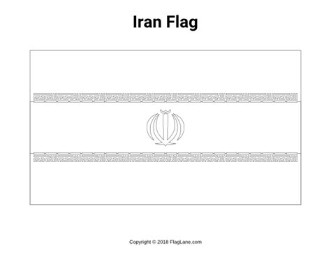 Free Printable Iran Flag Coloring Page Download It At Flaglane