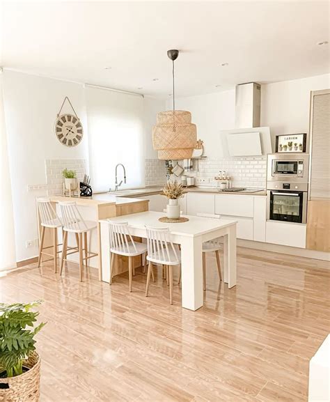 Design kabinet dapur moden terkini. Desain Interior Dapur dan Ruang Makan yang Menyatu dengan ...