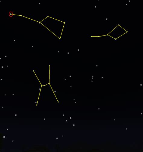 Where Is The Big Dipper In Relation To Orions Belt Belt Poster