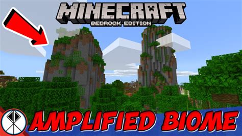 Minecraft Amplified Biomes Addon Mcpexboxbedrock Youtube