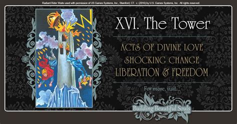 The tower card depicts a high spire nestled on top of the mountain. Tower Tarot Card Meanings