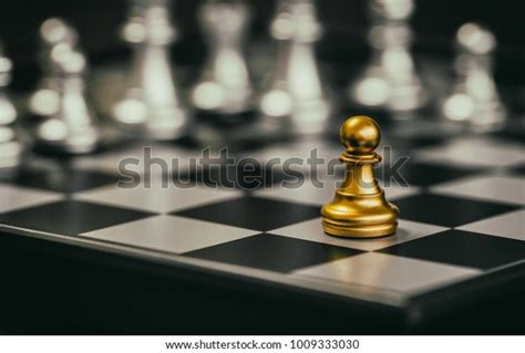 Pawn Battle Chess Game Stand On Stock Photo Edit Now 1009333030