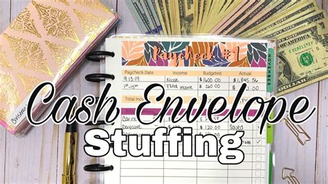 The envelopes you stuff will earn you a substantial income. Cash Envelope Stuffing September Paycheck 1 - YouTube