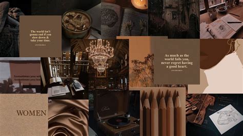 Aesthetic brown wallpaper