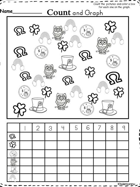 Spring Graphing Worksheet For Kindergarten