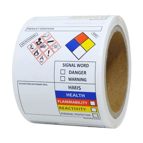 Buy Sds Osha Labels For Safety Data 3×4 Inch Msds Stickers With Ghs