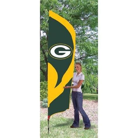 Green Bay Packers 8ft Feather Sewn Flag Kit Outdoor Flags Green Bay