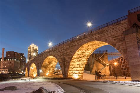 It is enjoyed by tens of millions of people. Twilight at the Stone Arch Bridge | Shutterbug