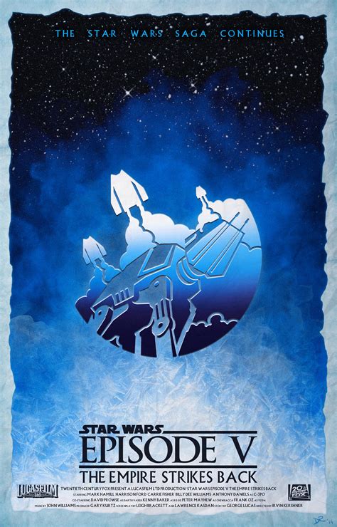 Star Wars Episode V The Empire Strikes Back Poster By Danieleredrossini