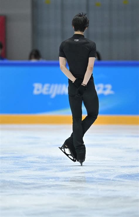 In Photos Yuzuru Hanyu Trains For 1st Time Since Mens Free Skating At
