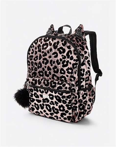 cheetah sequin backpack girl backpacks girls bags sequin backpack