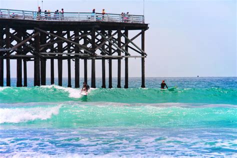 Surfers At Pacific Beach Pier San Diego California 1 2 Travel Dads
