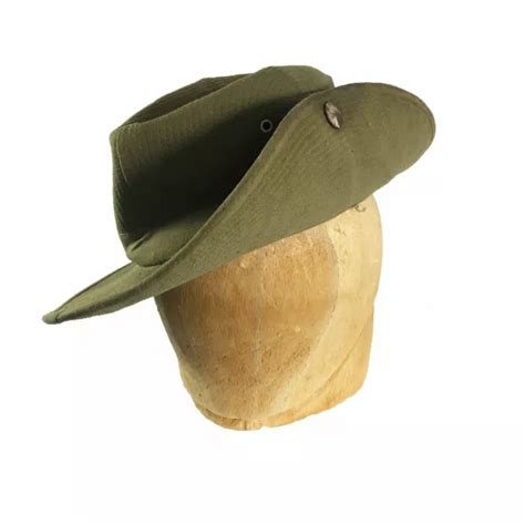 Vintage French Indochina Vietnam Bush Hat Khaki Size 6 78 Israeli
