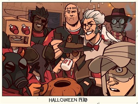 Happy Halloween Everyone Tf2 By Flapjack Art Team Fortress 2 Team