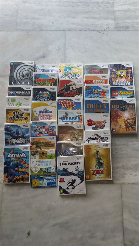 Physical Collection Of Wii Games There Are So Many Fun Titles Worthy